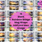 16 x Blank Rainbow Bridge Mug Wraps - Add your own image.