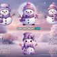 11 x Purple Cute Christmas Snowman Bundle