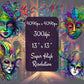 Colorful Mardi Gras Mask Clipart Bundle