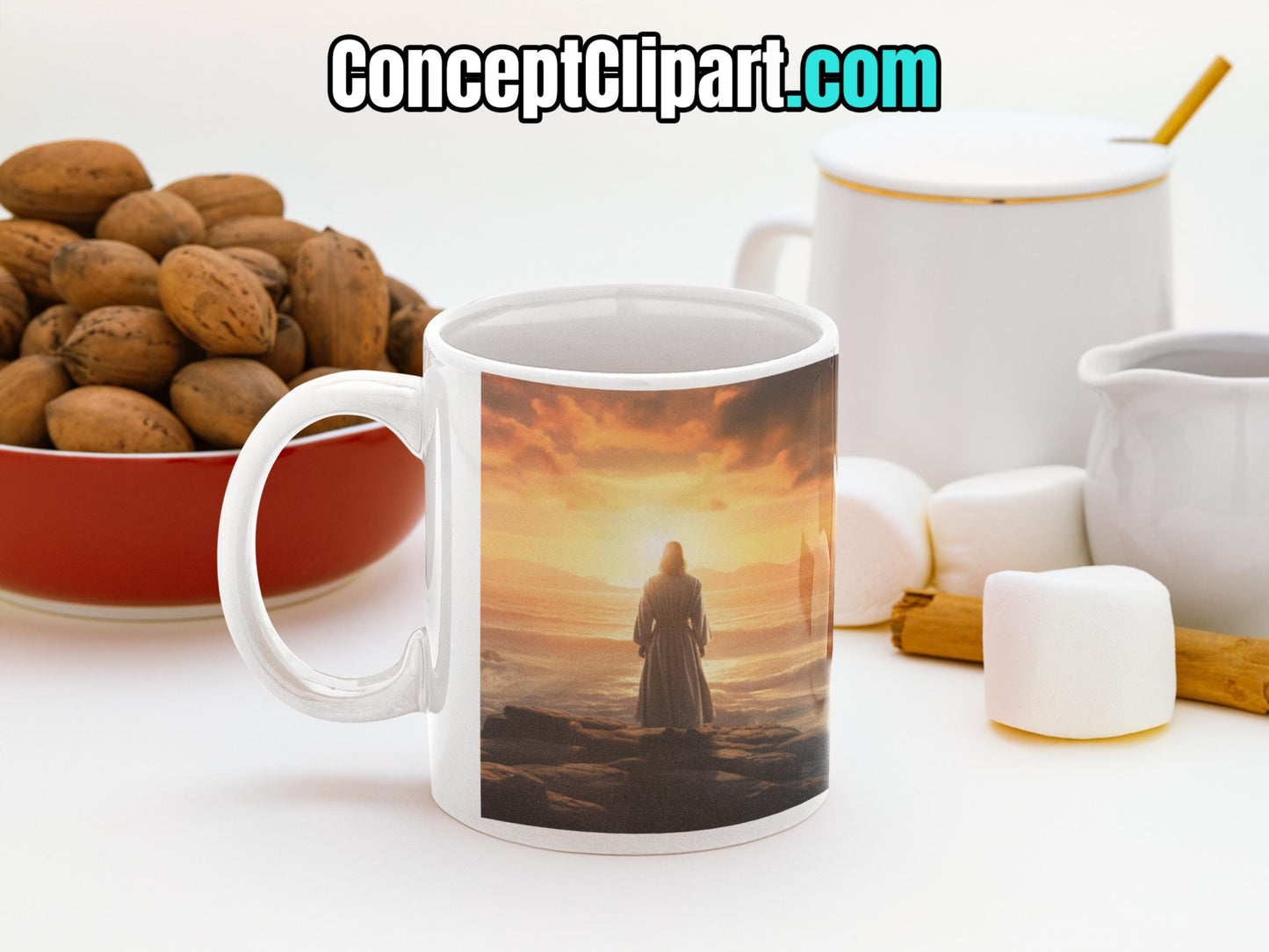 20 x Christian Editable 11oz Mug Wraps