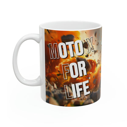 Moto X for Life! Ceramic 11oz Mug.