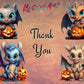 25 Halloween Dragon Baby Clipart Bundle