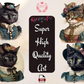 8 x Stunning Vintage Cats wearing Victorian Costumes Clipart Bundle